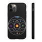 Premium Tough Case for iPhone 12 to 16 Pro Max Showcasing Coldplay’s Illustration Concept