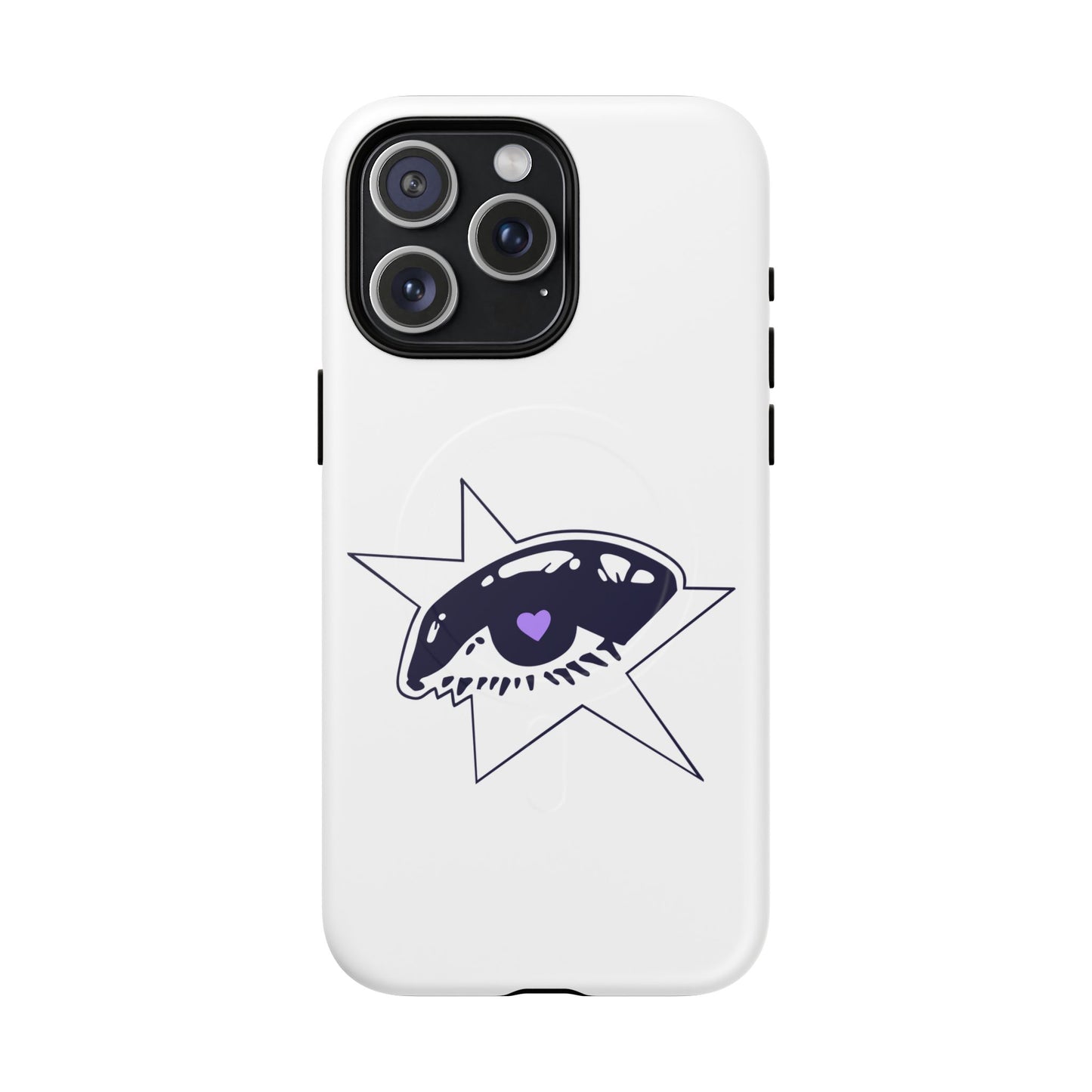 Purple Starry Eye Tough Magnetic phone case