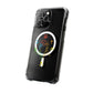 Minimalist Divide Symbol with Brush Magnetic Clear Impact Case