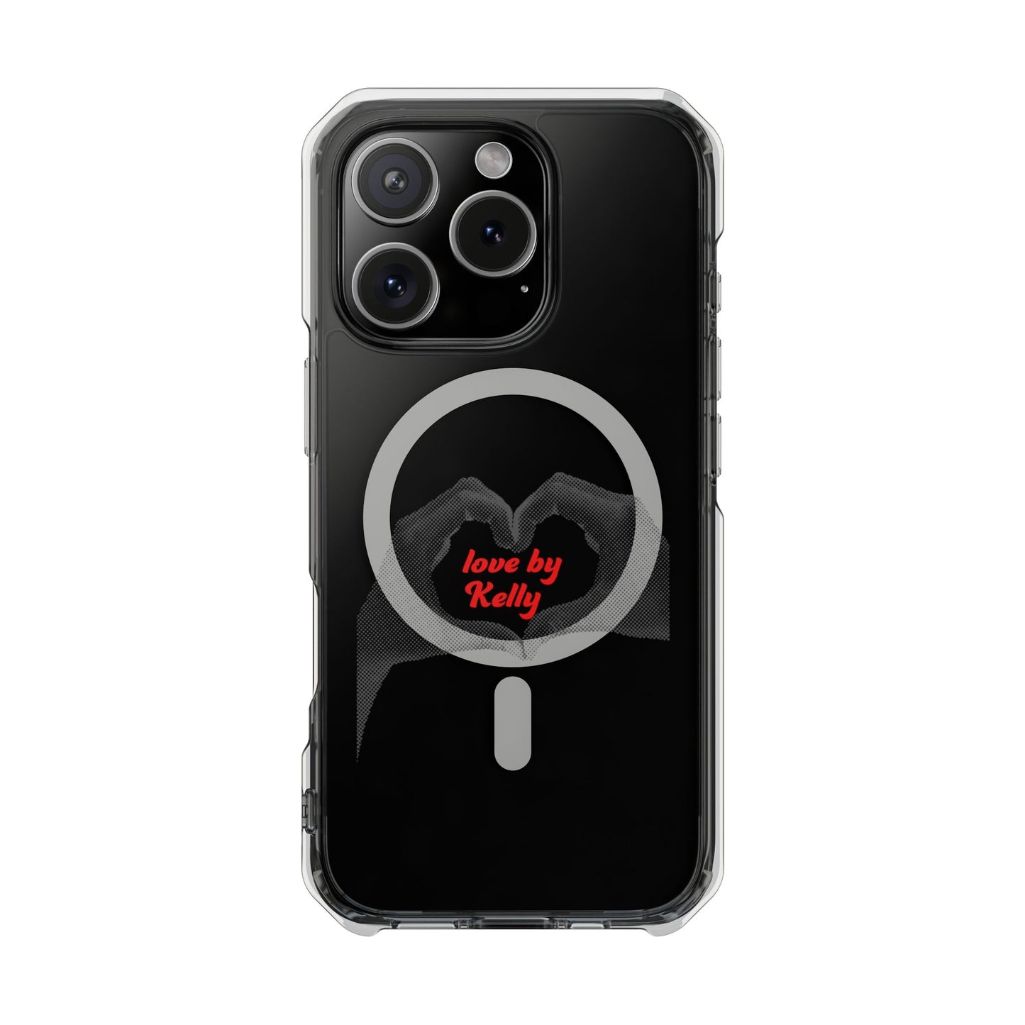 Love Echo by K Magnetic clear Impact Case