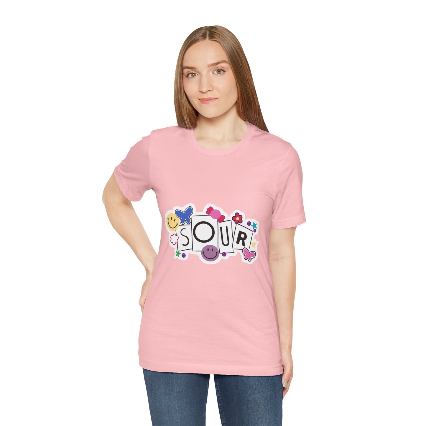 Olivia Rodrigo Unisex Jersey Short Sleeve Tee - Sour