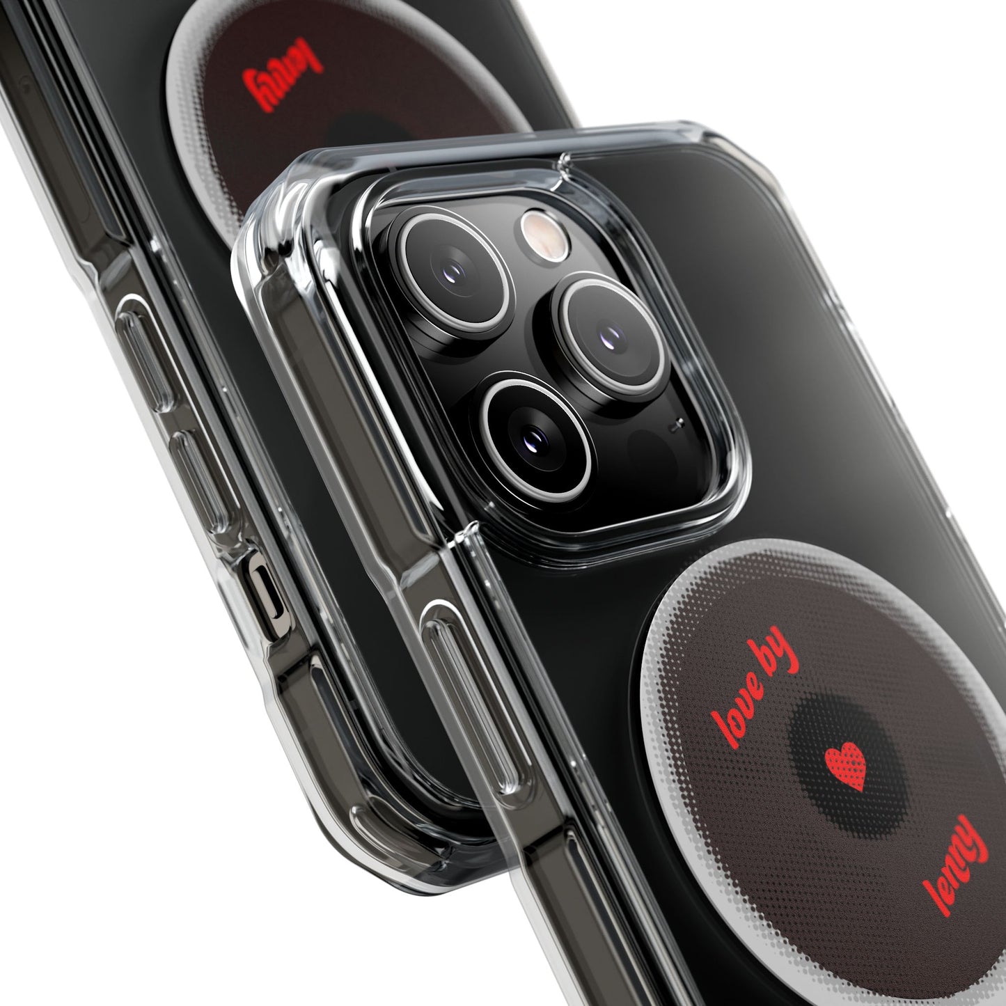 Vinyl Love Spin Magnetic clear Impact case