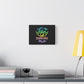 Vibrant Eye and Text Canvas