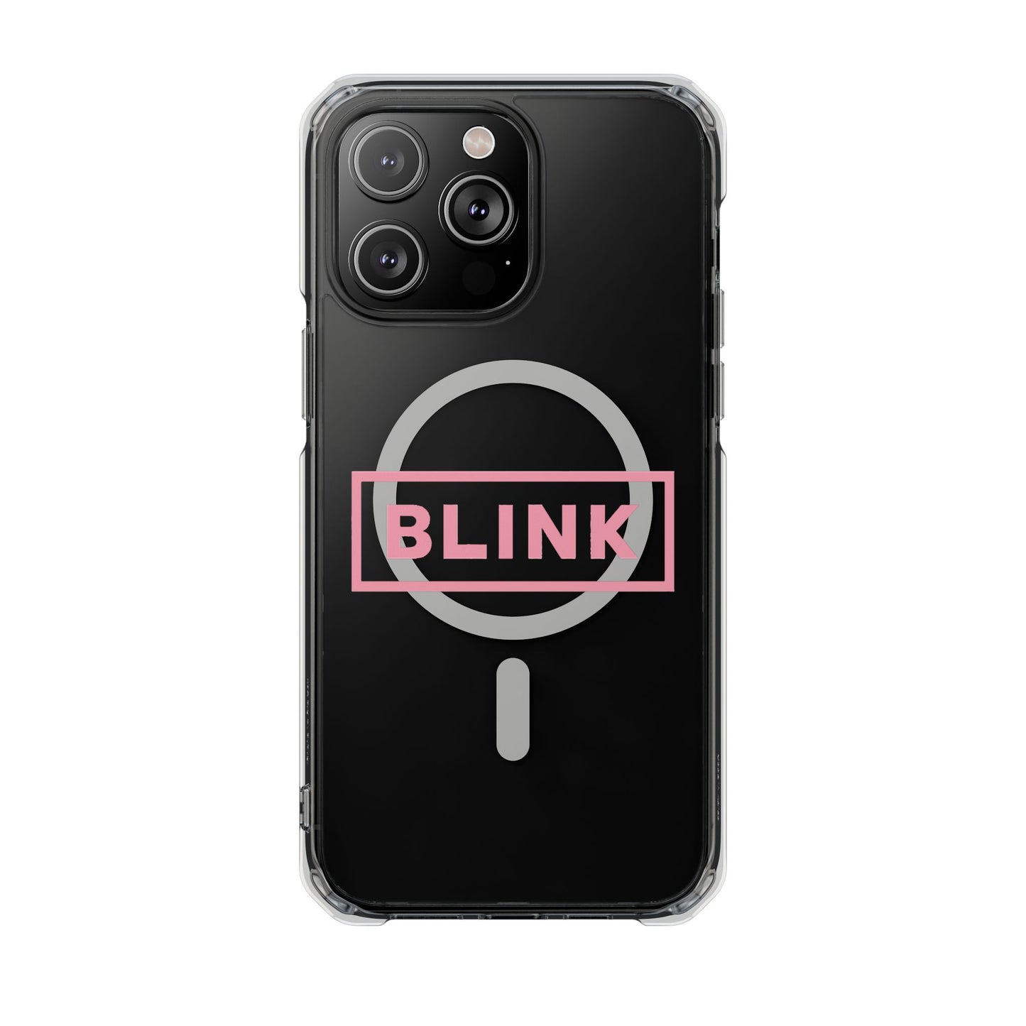 Minimal BLINK Logo - Magnetic Clear Impact Case