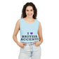 I Love British Accents-Dyed Tank Top