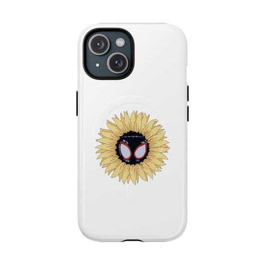 Sunflower Mask Illustration Tough Magnetic Case