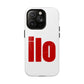 ILO Bold Red Block Tough Magnetic Case