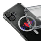 Heart on Fire Bold Script Magnetic Clear Impact Case
