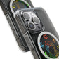 Minimalist Divide Symbol with Brush Magnetic Clear Impact Case
