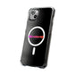 Wavy Groovy Typography Magnetic Clear Impact case