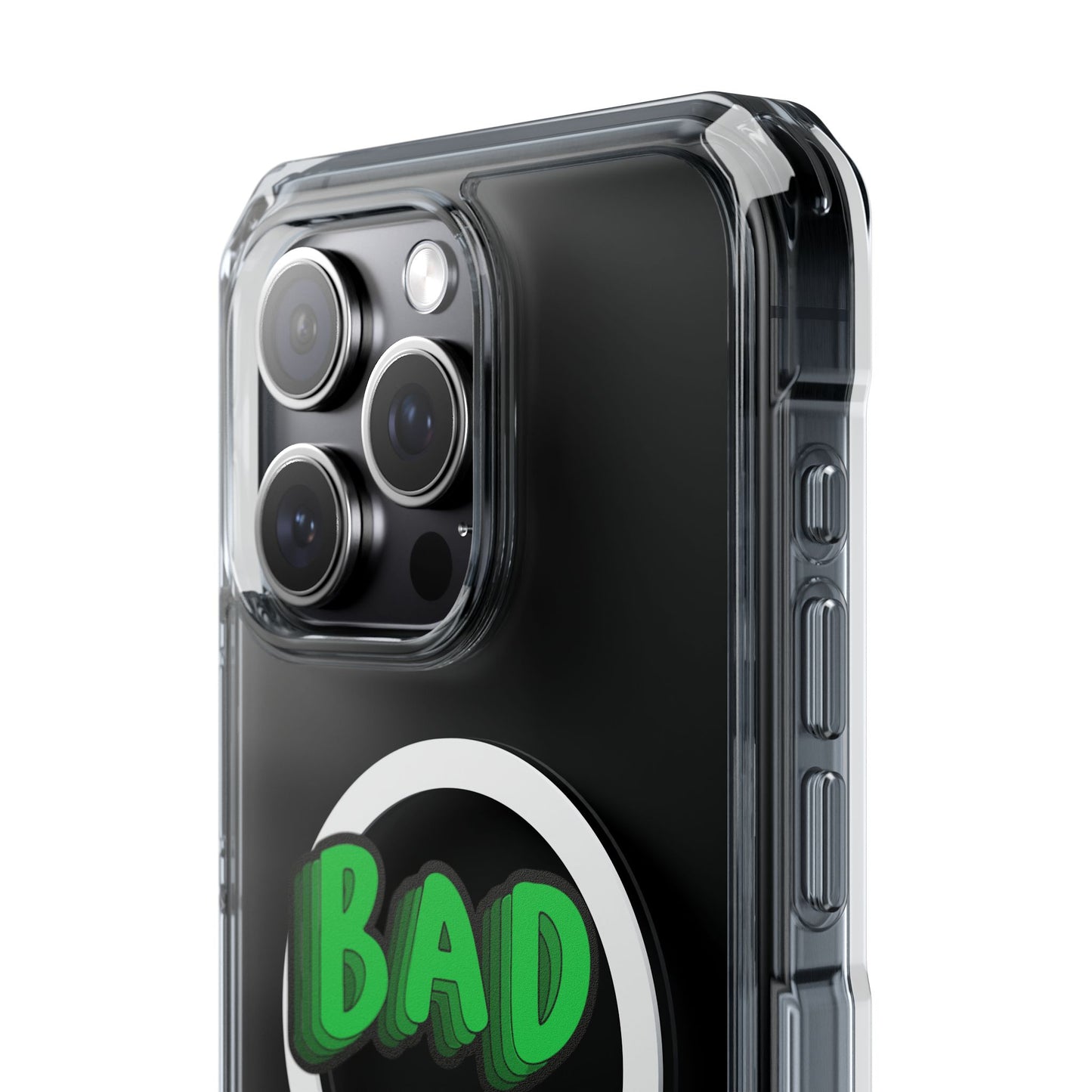 Bold 3D Bad Mood Magnetic Clear Impact Case