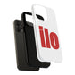 ILO Bold Red Block Tough Magnetic Case