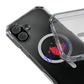 Heart on Fire Bold Script Magnetic Clear Impact Case
