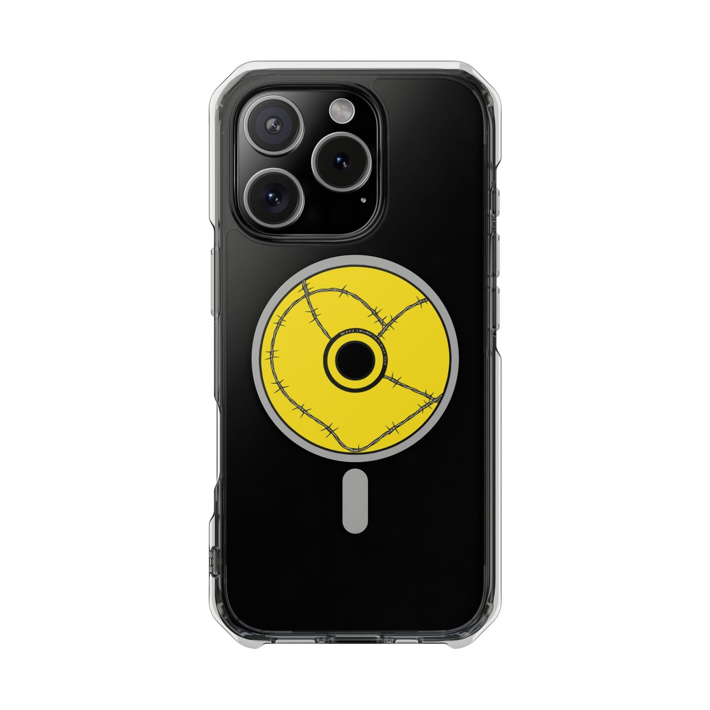 Minimalist Black Disc Outline Magnetic Impact Case