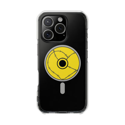 Minimalist Black Disc Outline Magnetic Impact Case