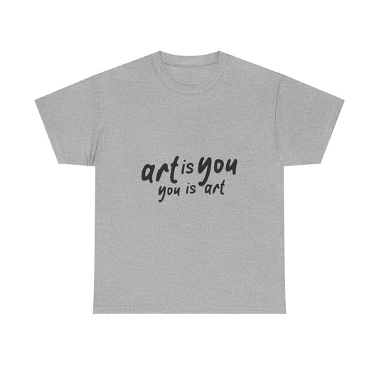 Red Scribble Heart Unisex Heavy Cotton Tee