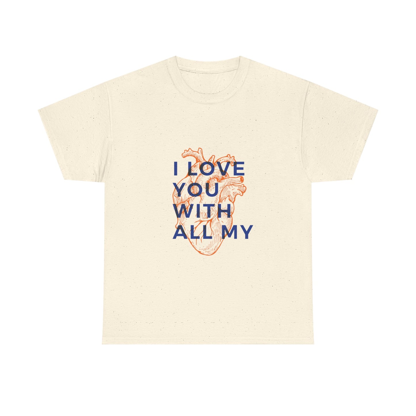 All My Heart Anatomical Art Unisex Heavy Cotton Tee