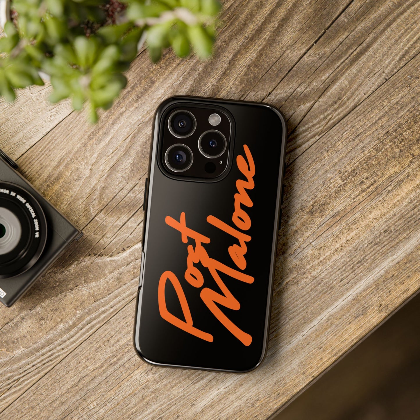 Tough iPhone Case (12–16 Pro Max) – Post Malone Name Design