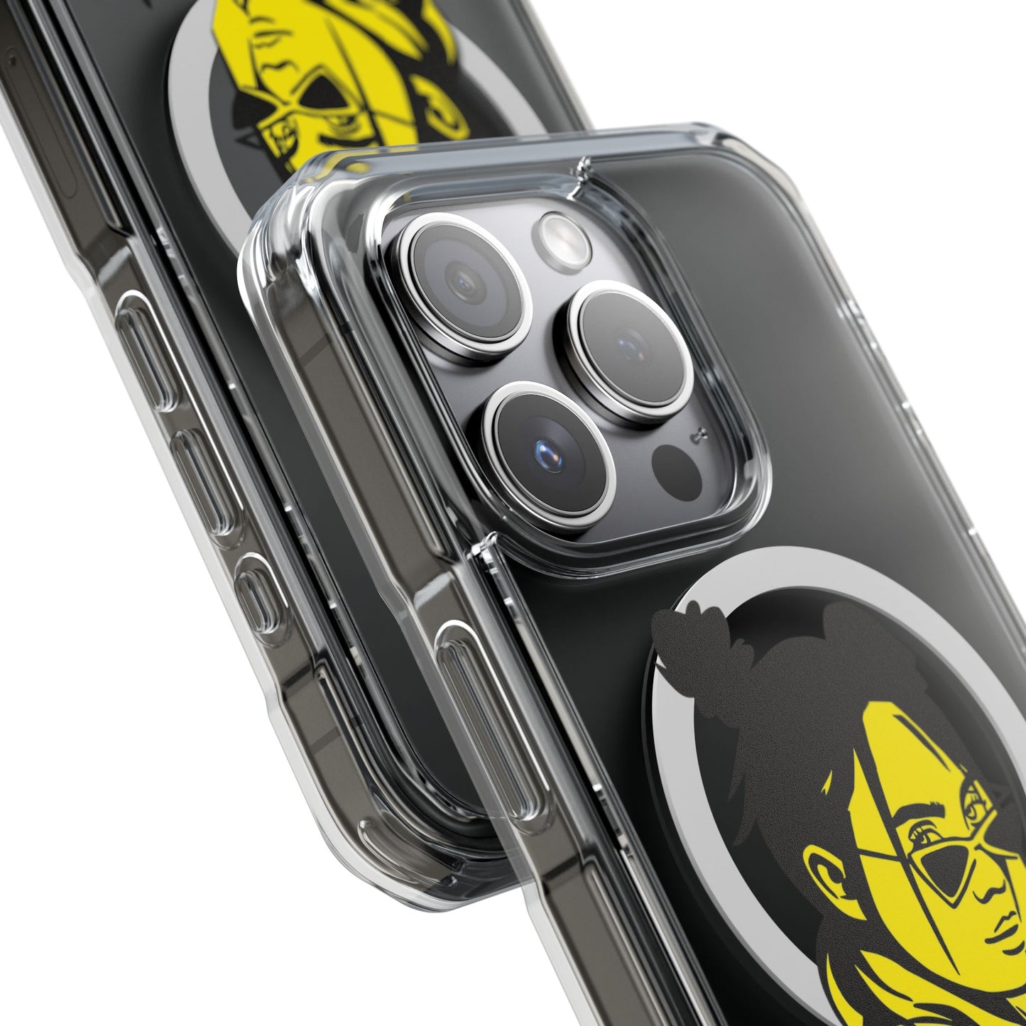 Neon Mood Portrait Magnetic Clear Impact Case