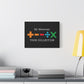 Matte Stretched Canvas, 1.25" Depth – Ed Sheeran Black Edition