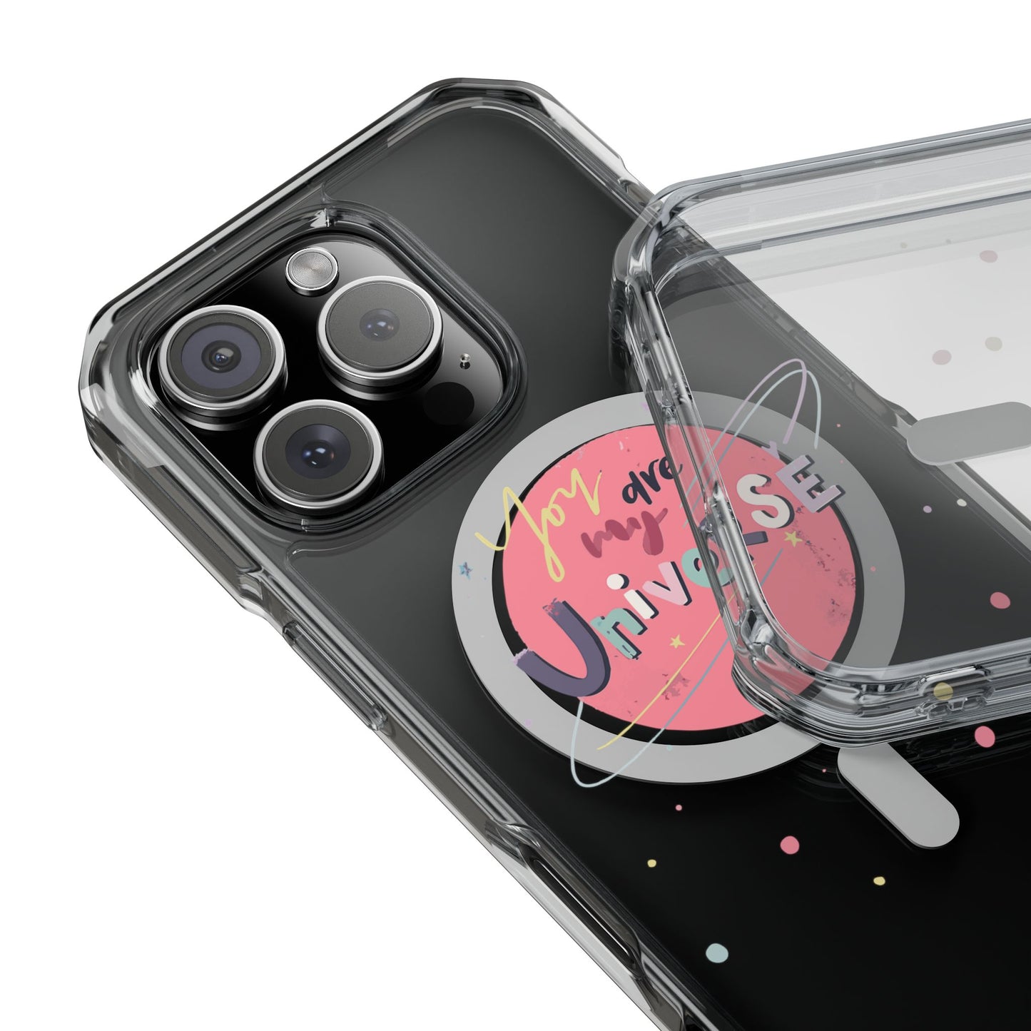 Pastel Planet & Universe Magnetic Clear Impact case