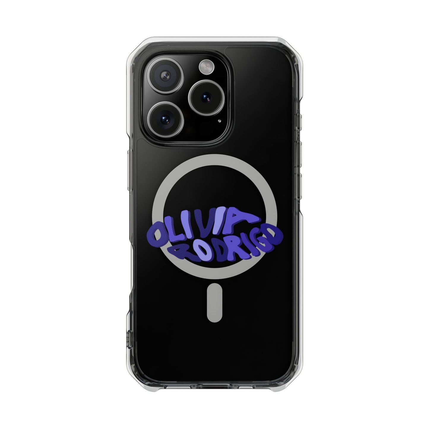 Olivia Rodrigo Wavy Text Magnetic Clear Impact Case