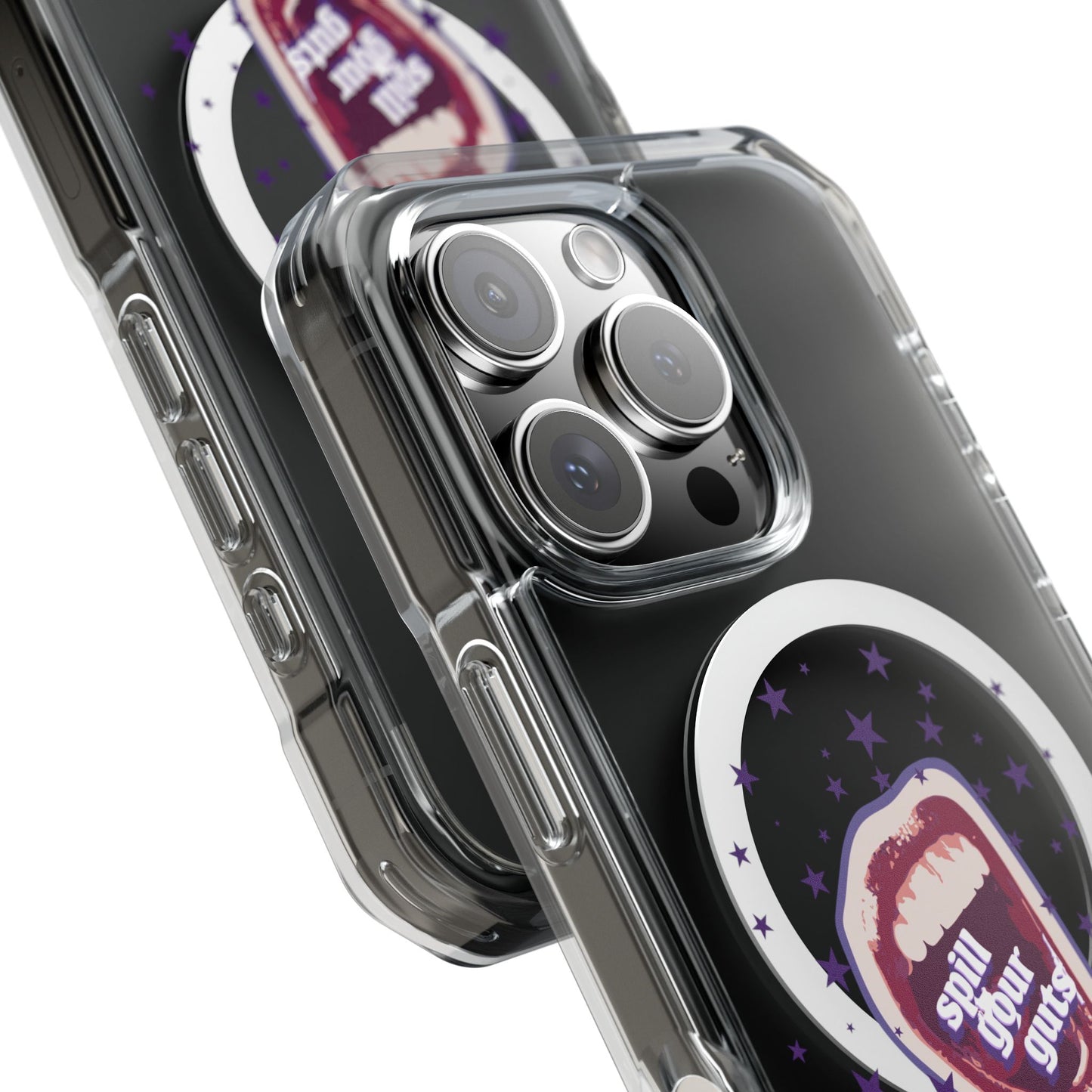 Spill Your Guts Scream Magnetic Clear Impact Case