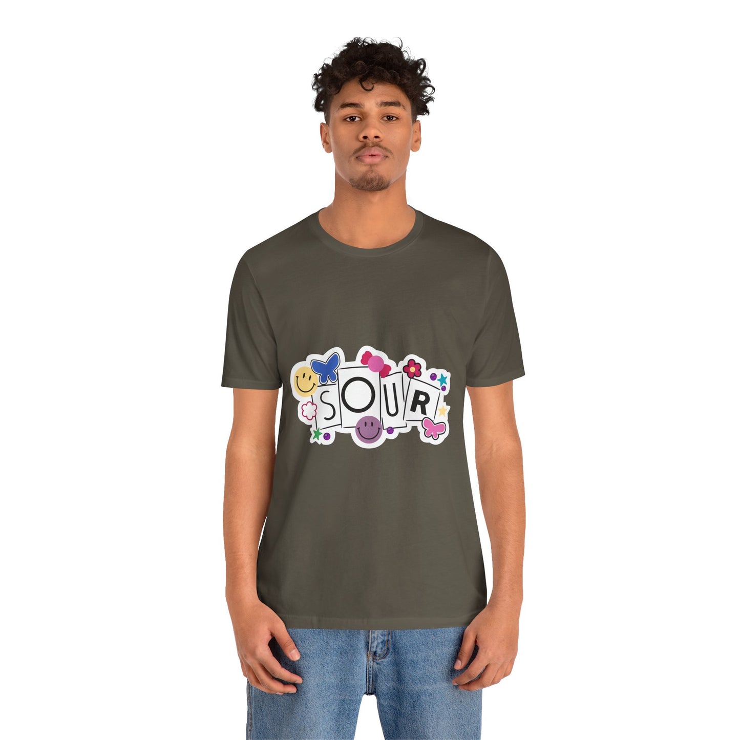 Olivia Rodrigo Unisex Jersey Short Sleeve Tee - Sour