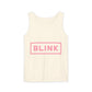 Minimal BLINK Logo – Dyed Tank Top