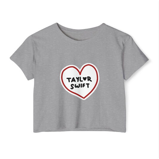 Heartbeats & Midnights Women's Festival Crop Top