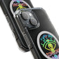 Rainbow Lunar Phases Magnetic Clear Impact case