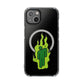 Green Flame Icon Magnetic Clear Impact Case