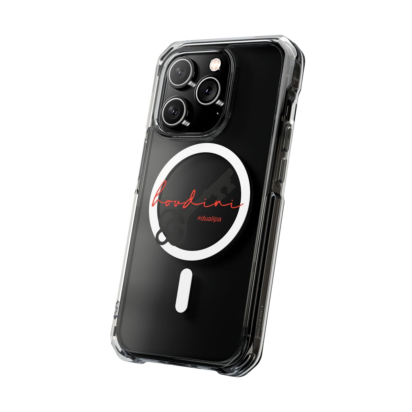 Cursive Spell “Houdini” Magnetic Clear Impact case