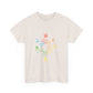 Minimalist Divide Symbol with Brush Unisex Heavy Cotton Tee