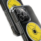Minimalist Black Disc Outline Magnetic Impact Case