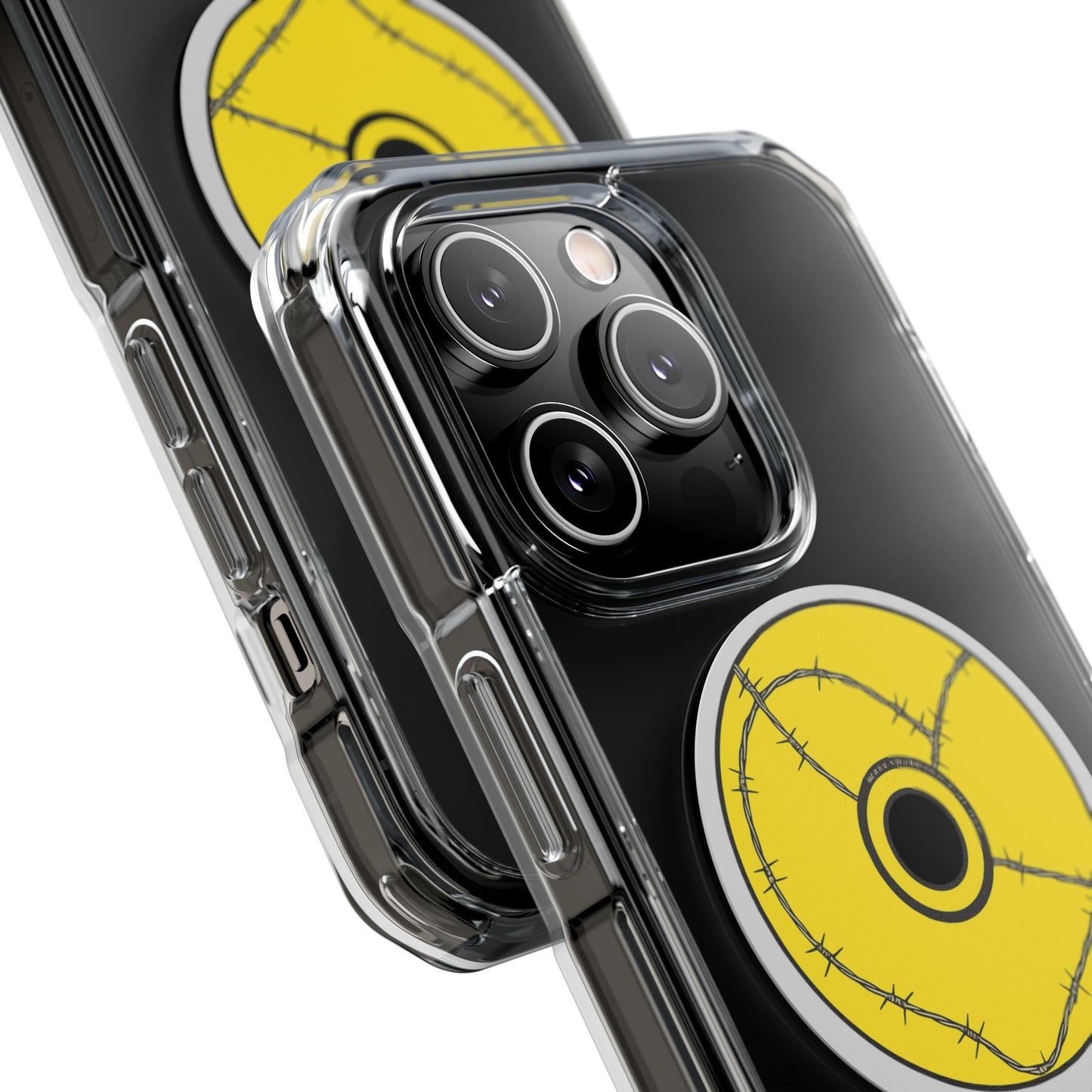 Minimalist Black Disc Outline Magnetic Impact Case