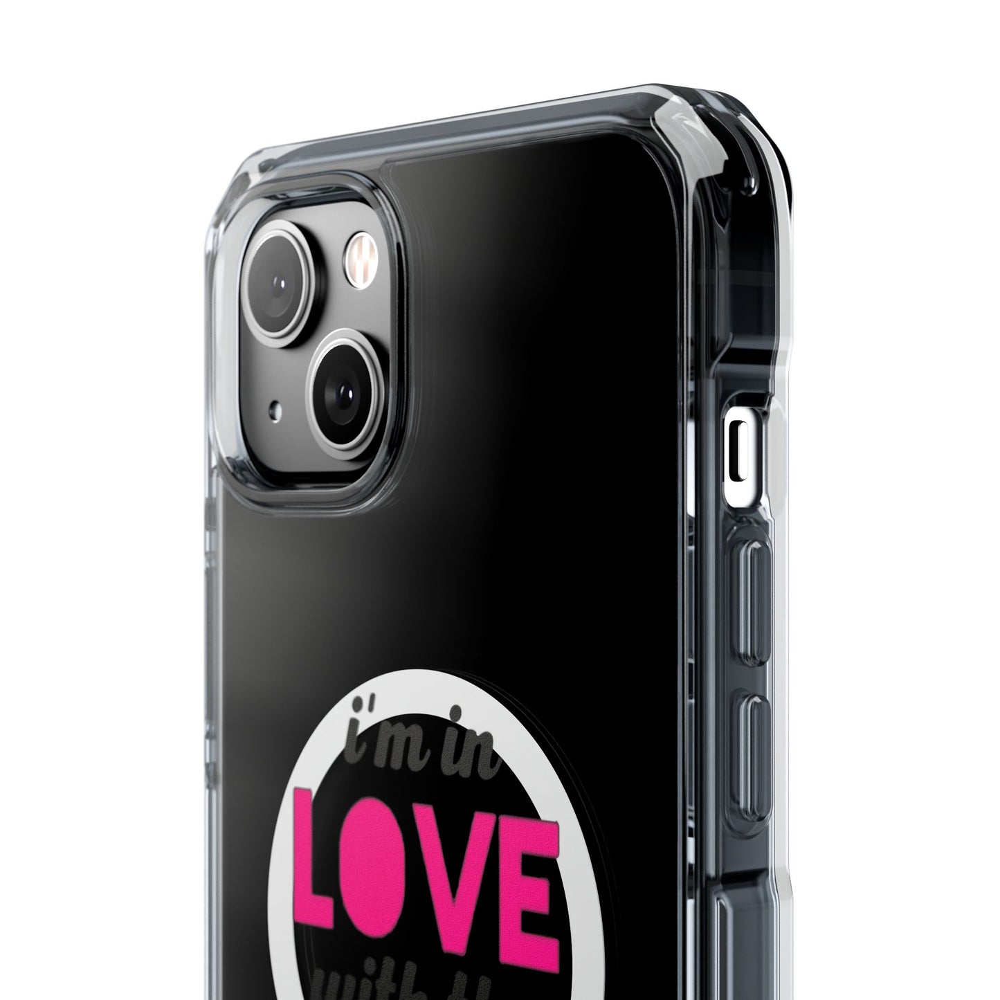 Orange Divide Symbol Magnetic Clear Impact Case