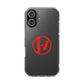 Crimson Orbit Clear Case