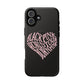 Iphone Born Pink Heart Typography - Tough Magnetic Phone Case