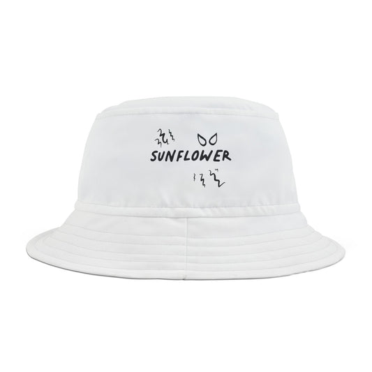 Yellow Barbed Wire Disc Bucket Hat