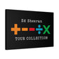 Matte Stretched Canvas, 1.25" Depth – Ed Sheeran Black Edition