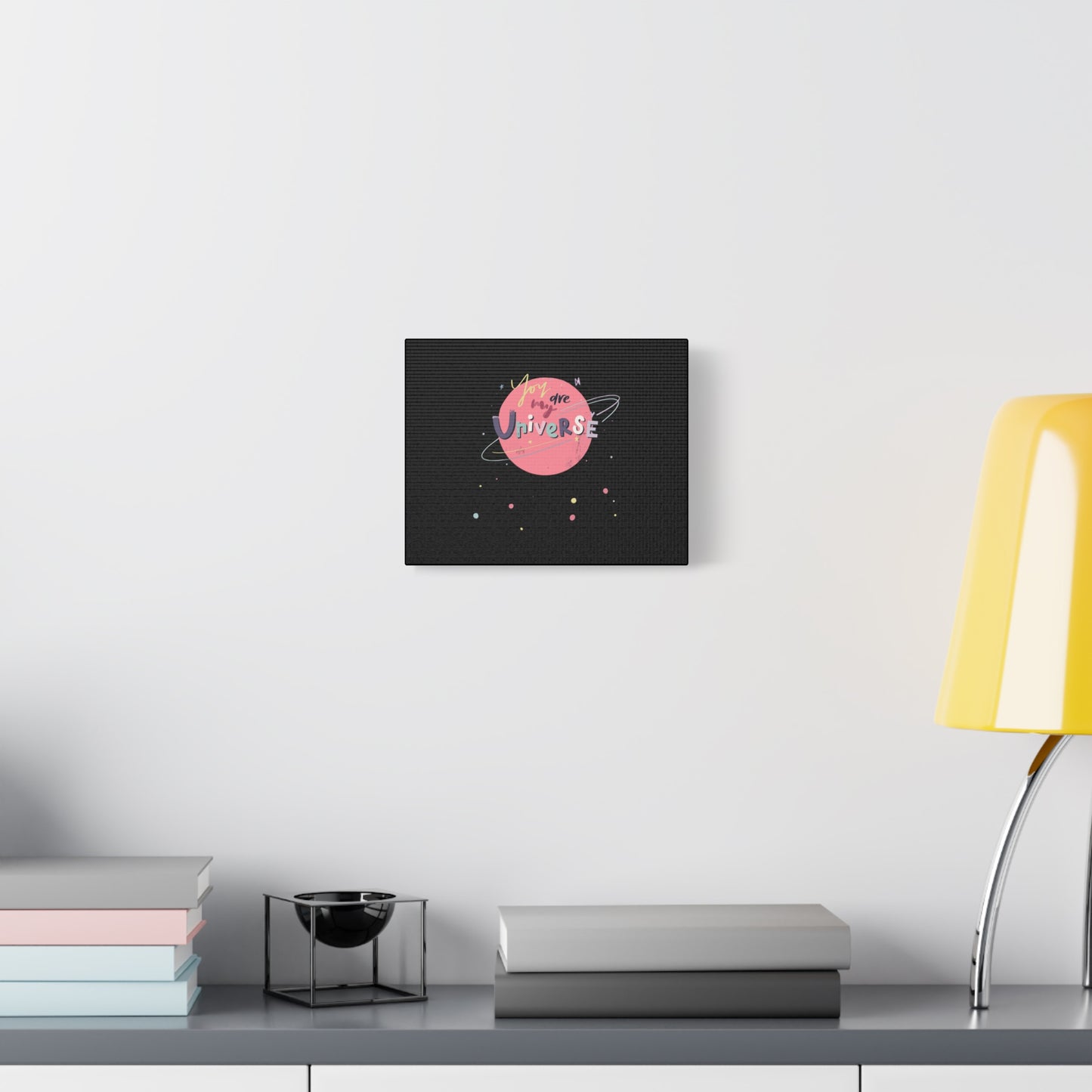 Pastel Planet & Universe Canvas