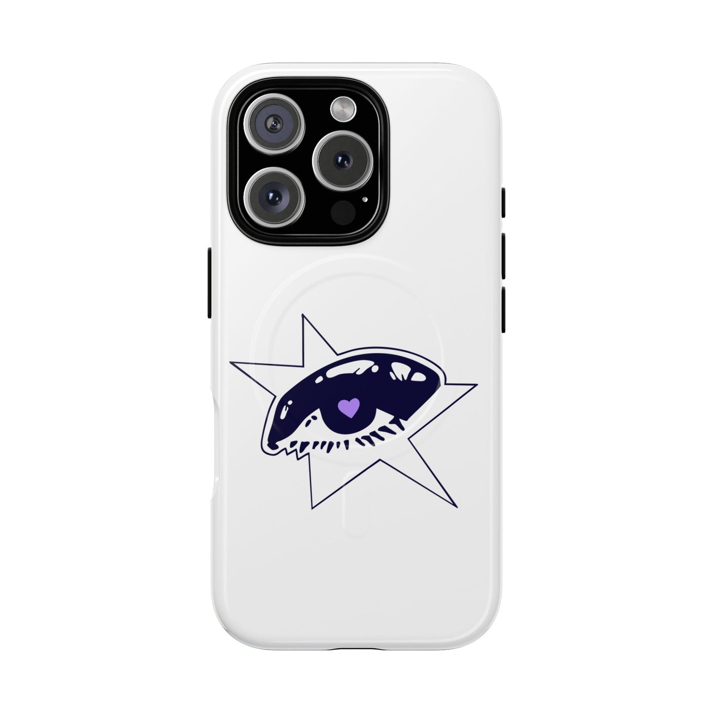 Purple Starry Eye Tough Magnetic phone case