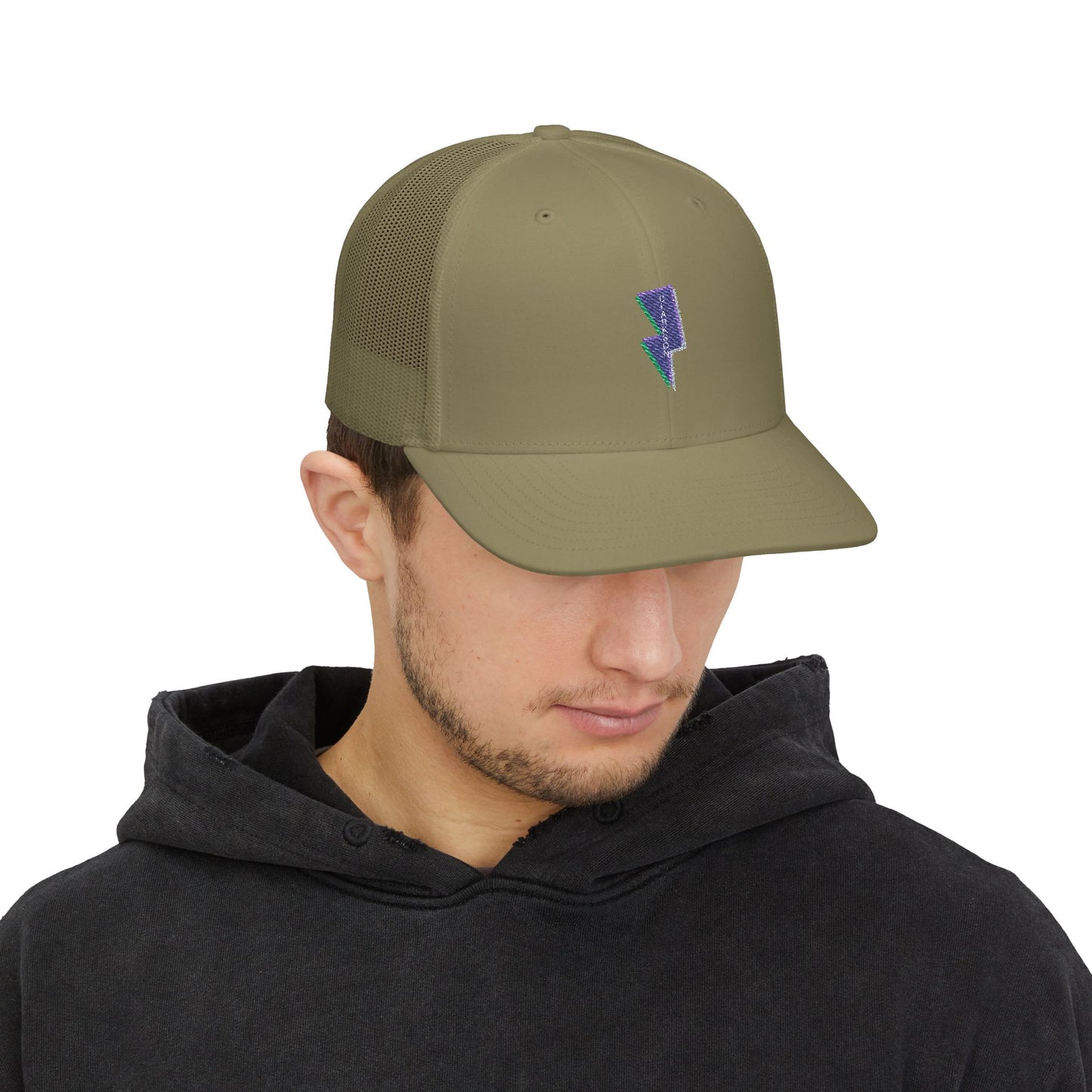 Neon Bolt Energy Snapback Trucker cap