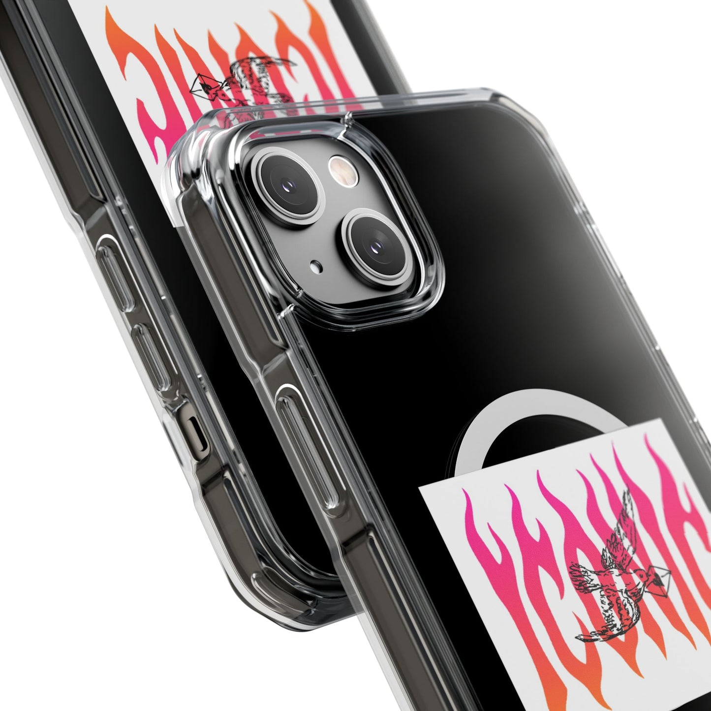 Flame Flight Iconic Magnetic clear Impact case