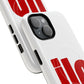 ILO Bold Red Block Tough Magnetic Case