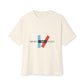 Parallel Vibe Unisex Oversized Boxy Tee