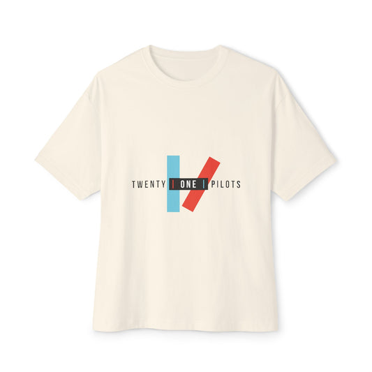 Parallel Vibe Unisex Oversized Boxy Tee