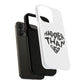 Happier Heart Lettering Tough Magnetic Case