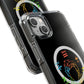 Minimalist Divide Symbol with Brush Magnetic Clear Impact Case